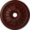 Ekena Millwork Tomango Egg & Dart Medallion (Canopies up to 6 3/4"), 27 7/8"OD x 3 7/8"ID x 2 1/2"P, Mahogany CM27TOBMF - alternate 1